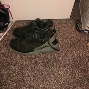 Olive green high tops